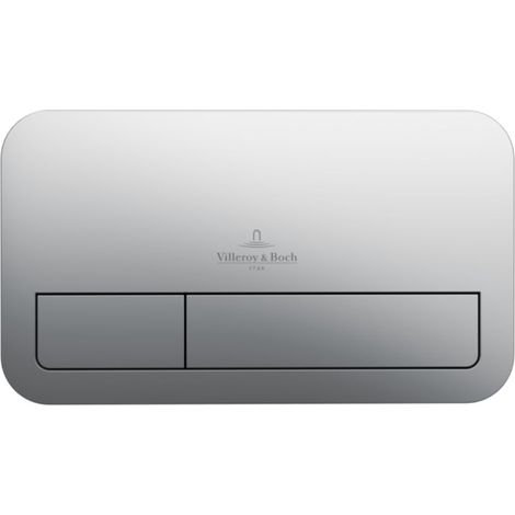 Villeroy & Boch ViConnect - Pulsador de descarga de WC E200, cromo mat 92249069 (1/6)