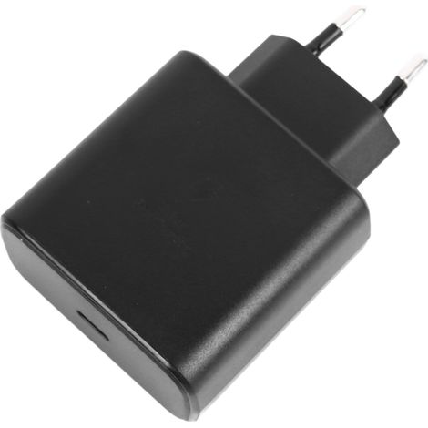 Adaptateur Secteur PD 45W Rapide pour Samsung Galaxy S22, Chargeur USB-C EU Noir Compatible Android