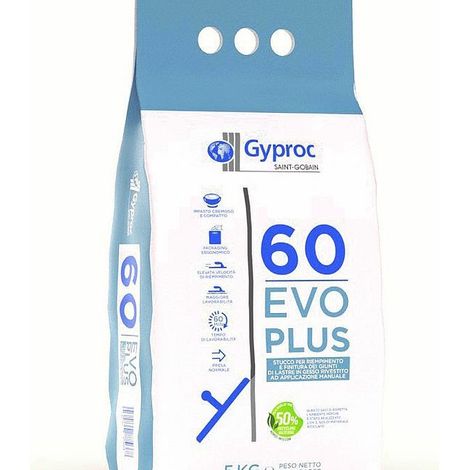 Stucco Per Cartongesso 60 Evoplus 10Kg - Gyproc