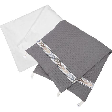 Housse de Coussin Épaisseur Renforcée en Coton Matelassée avec Fermeture Éclair Réglable et Bords Renforcés Optimale en Chambre (1/5)