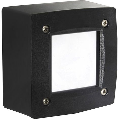 Supporto a parete DEVON Square IP66 GX53 LED T2 3.20W 405lm/410lm/410lm CRI80 3000K/4000K/6500K Nero (1/2)