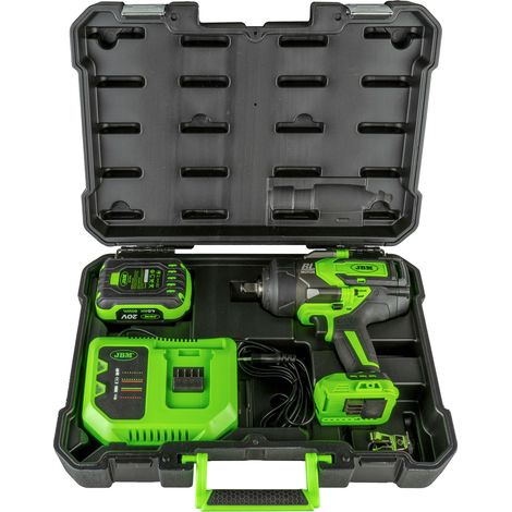 JBM60044C Pistola de impacto brushless a batería 1/2", 1300 Nm con maletín