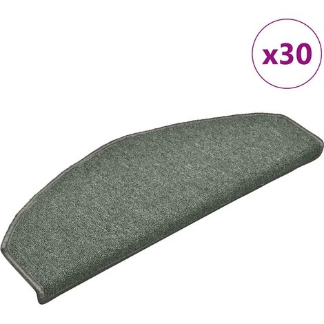 Stufenmatten 30 Stk. 65x24x4 cm Dunkelgrün Halbrund Groß (1/5)