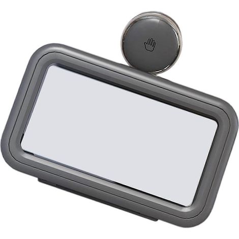 Support de téléphone de salle de bain facile à installer, rotatif, résistant à la vapeur, adapté au streaming en direct et à la lecture de musique, gris, 26-27 pouces. (1/5)