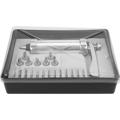 Outils d'encadrement en alliage pour biscuits - Outil de cuisson avec 7 douilles à douille - 13 plaques à biscuits - Structure amovible pour débutants et professionnels. (1/5)