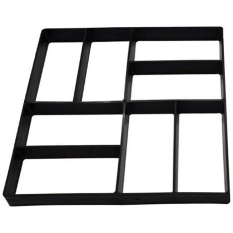 Concrete paver mold for driveways, reusable mold for making paving yourself (driveway, garden, terrace, brick) 40x40cm (1/4)
