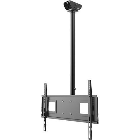 Support TV plafond ajustable 32-70'' – Hauteur réglable 910-1510 mm – Inclinaison -2 à 15° – Charge max 30 kg – Compatible VESA 200x200 à 600x400 – Sedea