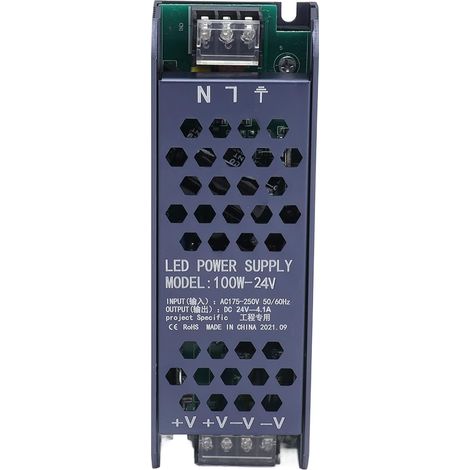 100-W-PWM-Lampendimmer, Metallgehäuse, AC 175–250 V (24 V) (1/5)