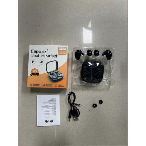 Écouteurs intra-auriculaires MD38, sans fil, Bluetooth 5.3, réduction de bruit, écouteurs de sport avec étui de chargement de 280 mAh