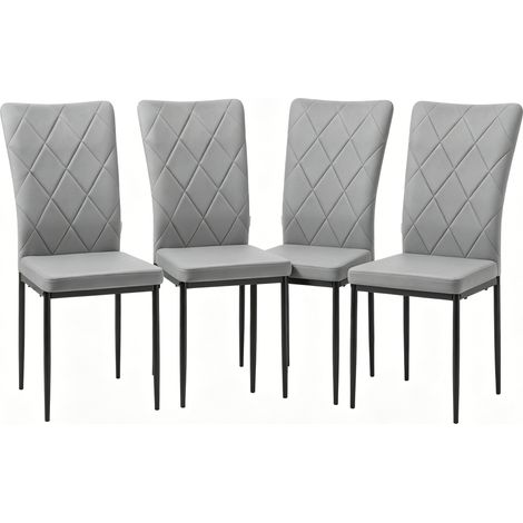 Chaises de cuisine élégantes, chaises de salle à manger, chaises de salon, chaises de bureau, chaises de réception, chaises de salle d’attente (4 chaises seulement) (1/5)