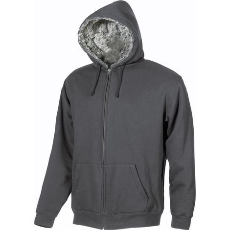 Gilet sweat de travail FUR Gris météorite - UPower - EY038GM  XL