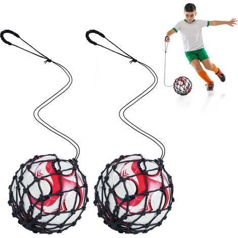 Football Kick Entraîneur Solo Entraînement, 5 Griffe Tissu Football Volleyball Rugby Trainer, Ceinture Réglable pour Enfants et Adultes Débutants, Convient aux Balles Taille 3, 4, 5