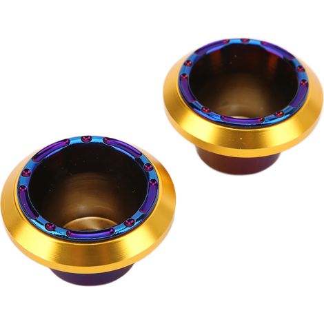 Lot de 2 Protège-carters Universels pour Moto, Embouts Anti-chute de Fourche, Protection de Chute pour Scooter Électrique (1/5)