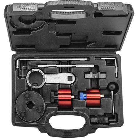 Kit attrezzi per BLOCCAGGIO ALBERO A CAMME temporizzazione motori DIESEL VAG - 11-302 NEO TOOLS (1/3)