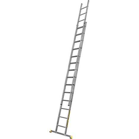 Echelle coulissante Inox 2x14 échelons - Hauteur à atteindre 7.25m - CMI2X14 (1/5)