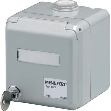 prise de données mennekes 4375g boîtier vide 27x31 cm