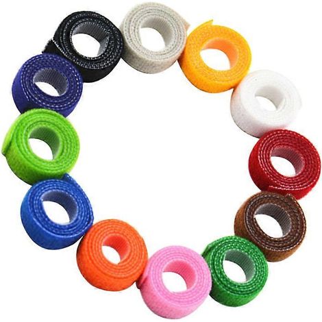 Collar adhesivo estampado para mascotas, 12 unidades, colores surtidos. (1/5)