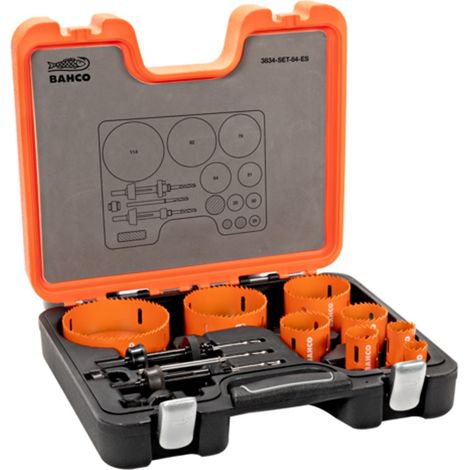 Bahco Sandflex Bimetall-Lochsägen-Satz 25 mm-114 mm - 12-tlg.