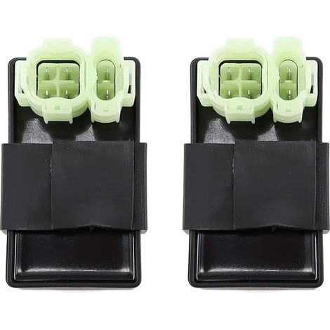 2 pièces 4 temps ouvert sport CDI ouvert 2 fiches AC6 broches pour GY6 4 temps 50cc 60cc 80cc 125cc 150cc ATV skateboard moto go karting 4 roues quatre roues (1/5)