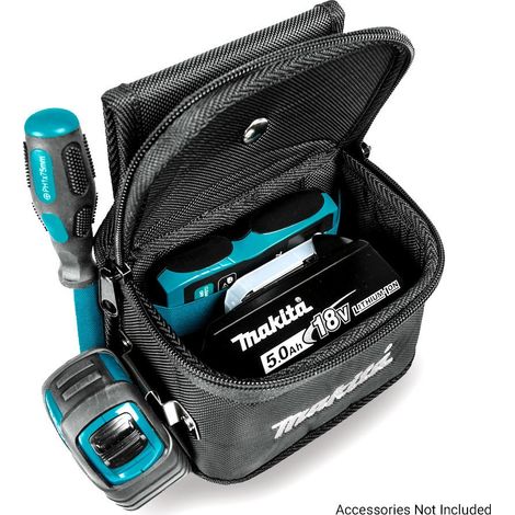 Makita E-15263 BL1830 BL1840 BL1850 Zip Top Twin Dual Battery Tool Work Pouch