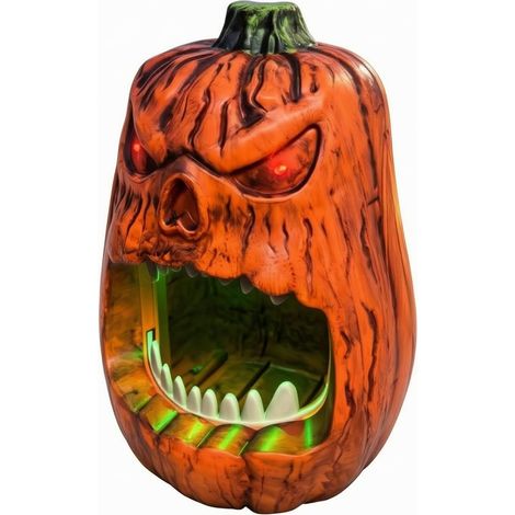 Light-Up Halloween Candy Holder, Mysterious Halloween Candy Storage Box, LED Light-Up, for Haunted Parties, Costume Parties (1/5)