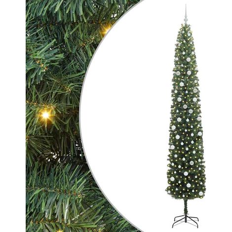 Árbol de Navidad artificial Verde 300 cm PVC, Acero y Plástico vidaXL
