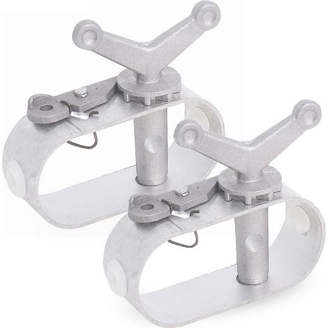 Lot de 2 tendeurs pour bâche de piscine tendeurs de bâche accessoires d'hiver fixation de bâches de piscine (1/5)