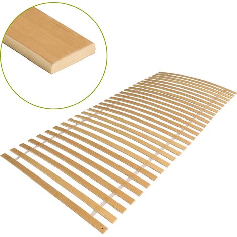 SWANEW Rete a doghe 90x200 cm.28 doghe estremamente stabili.Legno massello di pioppo bianco150KG.Adatto Tutti i materassi. non regolabile (1/5)