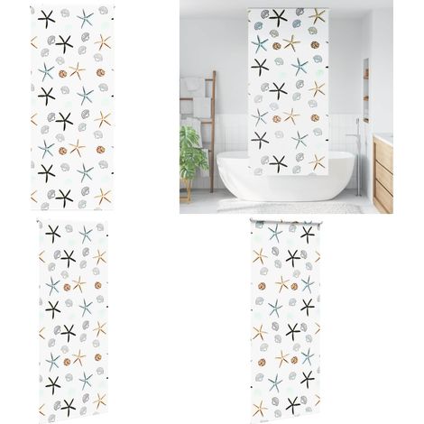 vidaXL Store enrouleur de douche 90x240 cm largeur du tissu 86 cm (1/5)