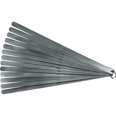 Jauge d''Š¢paisseur pour piston 20 feuilles 0,05-1,0 mm