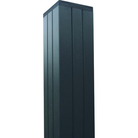 ECOSTECK-Pfosten Aluminium ANTHRAZIT, 68 x 68 x 1800 mm