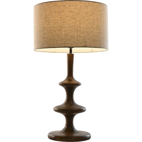 Lampara Sobremesa Mango Algodon 40X40X68 (1/4)