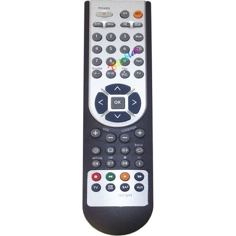 Trade Shop - Mando A Distancia Universal 4 En1 Tv Dvb-t Televisión Digital Terrestre -