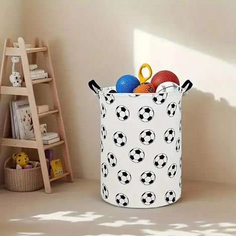 Lot de 2 paniers de rangement pour linge sale grand format (1/5)