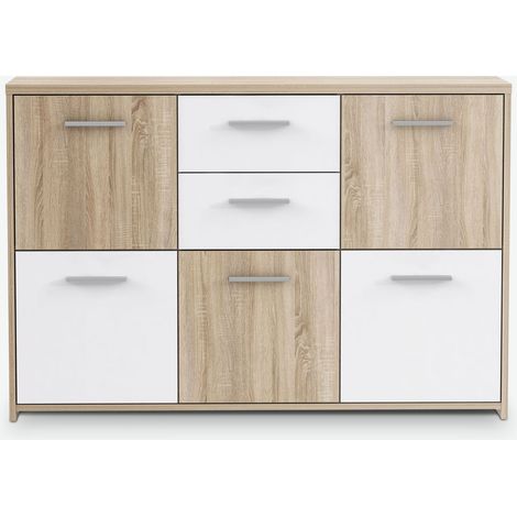 Fianna Legno laminato - Quercia Sonoma / bianco (1/3)