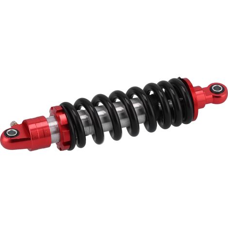 Universeller 11,4-Zoll-Stoßdämpfer, einstellbare Hinterradaufhängung, Motorrad, Quad, Kart, Schwarz/Rot (1/5)