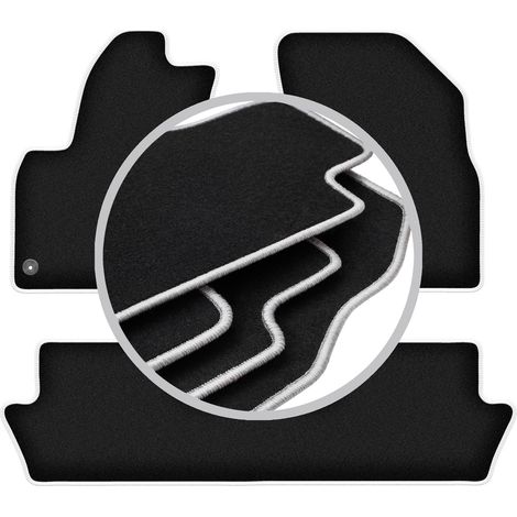 Tapis de voiture CARLUX-SILVER pour : Citroën C4 Grand Picasso monospace (2006-2013)