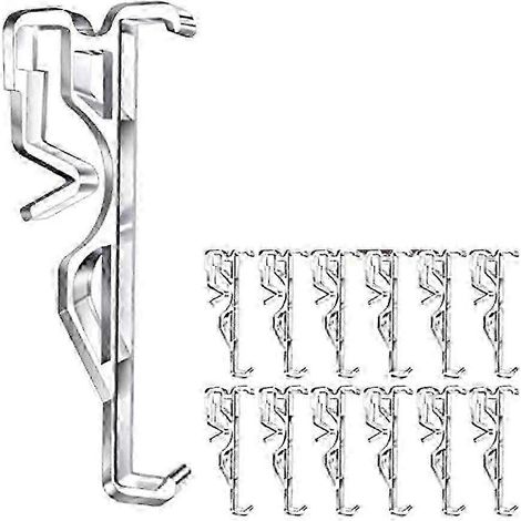 Clips de fixation transparents pour stores horizontaux - Clips invisibles pour stores (paquet de 12) (1/5)