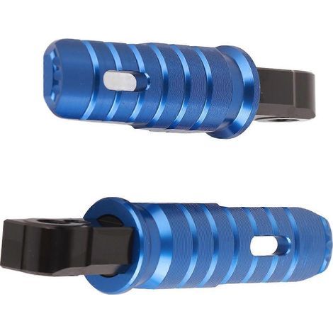 Paar Motorrad-Fußrasten hinten FP257-Set passend für SUZUKI GSXS1000 GSXR600 GSR750 (Blau) (1/5)