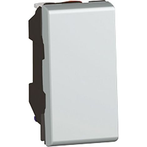 Legrand 079201 - Va-et-vient Prog Mosaic - 1 mod - 10 AX - alu (1/2)