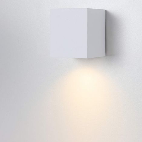 Applique Murale Intérieur/extérieur Snoozy S, Métal, 35 W, White, Hauteur 8 cm (1/5)