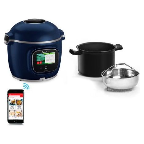 Moulinex – Multicuiseur intelligent Cookeo Touch Pro – Balance intégrée – Connecté – Mijoteur avec recettes guidées – 6 modes de cuisson
