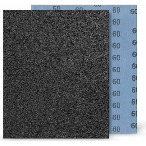 Fogli tela smeriglio 50 pz. c.19x28 n.2 gr.60 - Salone