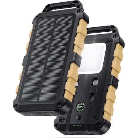 Batterie Externe Solaire 26800mAh PD22,5W Chargeur Portable (1/5)