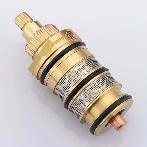 Thermostatkartusche für Armaturen. Einhebel-Thermostatkartusche. Nur für Badewannen-Dusch- und Duscharmaturen, aus Messing.
