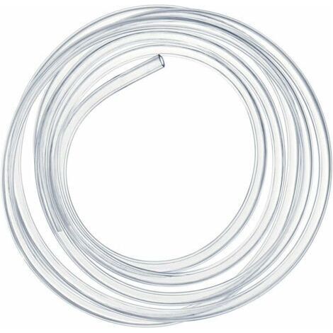 Tuyau Transparent de Pression 3 mètres, 10 × 12mm Tuyauterie Flexible Tube de PVC (1/4)