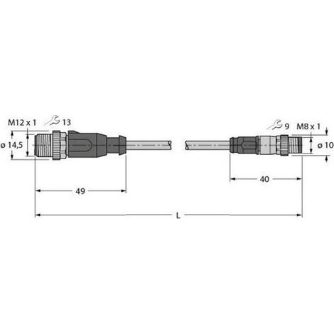 Turck 6936514 Connecteur confectionné pour capteurs/actionneurs 1 pc(s) (1/2)