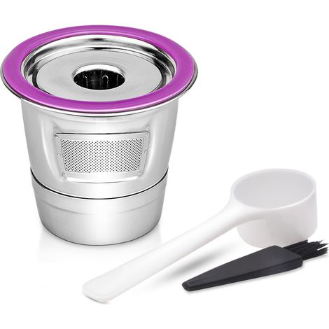 Capsule Café Réutilisable - Acier Inoxydable 304 - Compatible Keurig 2.0 et 1.0 Mini Plus - Filtre Intégré - 1 Pièce (1/5)