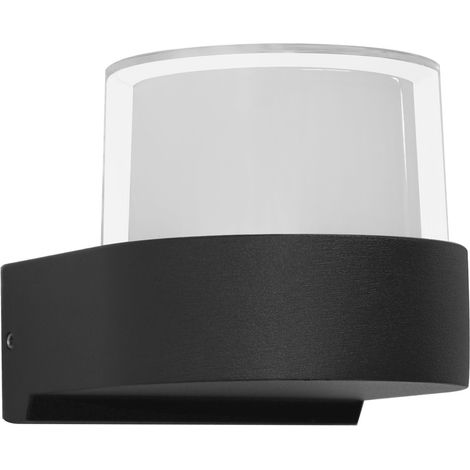 Applique extérieure noire LED 5W 3000K IP54 Italux (1/2)