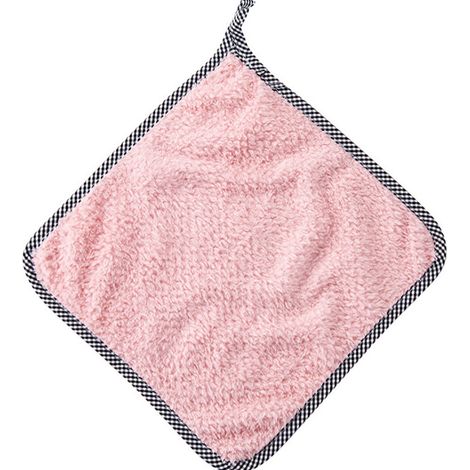 Chiffon De Cuisine - Microfibre Corail Non Adhérent - Serviette À Accrocher Pour Cuisine Et Salle De Bains - 27,5 X 25 Cm - 1 Pièce (1/4)